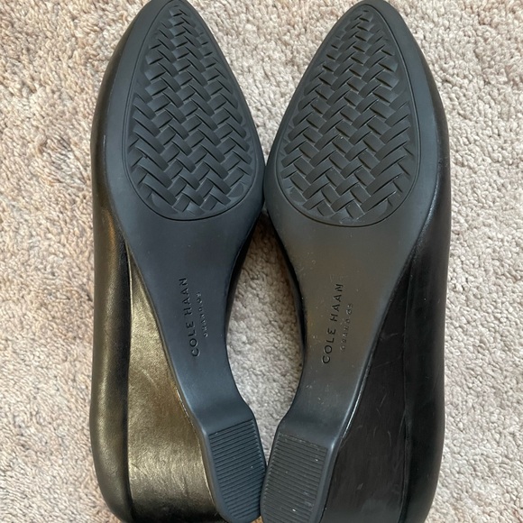 Cole Haan black waterproof wedge heel size 7.5 - Picture 4 of 7